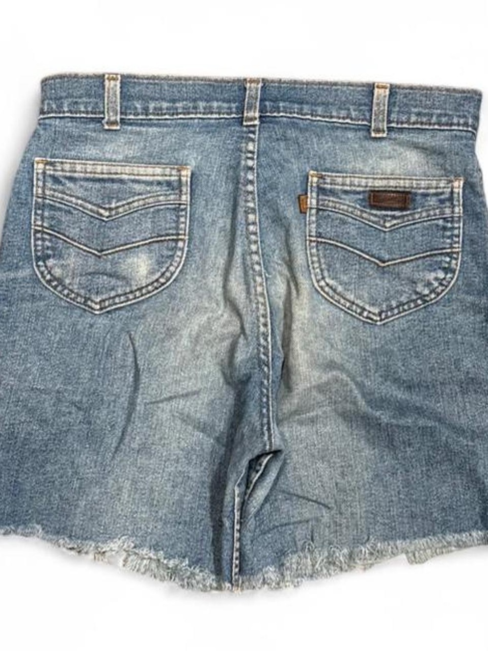 Vintage 70s Levi's Big E Brown Tab Denim Shorts